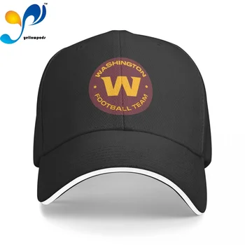 Хлопковая кепка унисекс для женщин и мужчин Футбольной команды Вашингтона Модная бейсболка Регулируемая Уличная шляпа