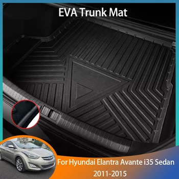 Для Hyundai Elantra Avante i35 Седан 2011 2012 2013 2014 2015 Автоаксессуары EVA Коврик Для Багажника Напольный Лоток Вкладыш Грузовой Багажник Carpe