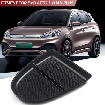 Коробка для хранения Подлокотника центральной консоли автомобиля для Atto 3 BYD Yuan Plus 2022 2023 ABS Дверные ручки, Шкафчики, Лоток для автомобильных аксессуаров