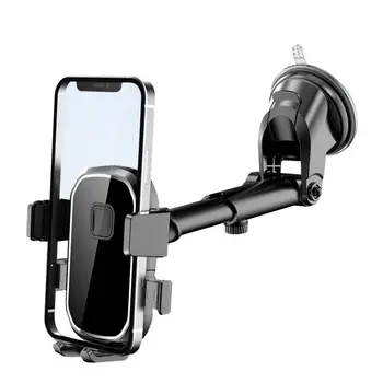 Крепление для автомобильного телефона на лобовом стекле, присоска, Автомобильный держатель для телефона, регулируемый на 360 градусов, Универсальный для всех смартфонов на приборной панели