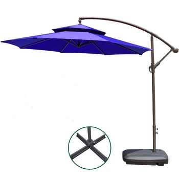 садовый зонт на террасе, большая подставка для зонта, балконный зонт, уличный римский зонт