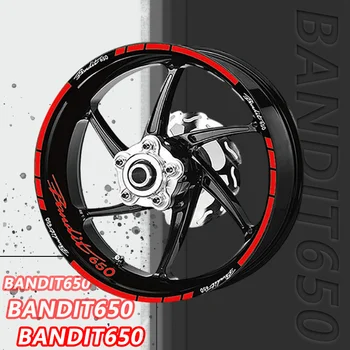 Для Bandit650 Bandit1250 Bandit 1250 650 Наклейки для украшения шин Мотоциклетные водонепроницаемые наклейки на колеса Наклейки в светоотражающую полоску