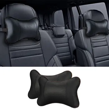 Автомобильные подушки для шеи из искусственной кожи 1шт Универсальная подушка для автомобильных аксессуаров Милые Аксессуары Citroen C3