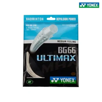 Бадминтонная струна YONEX BG66 Ultimax (0,65 мм) для тренировки выносливости