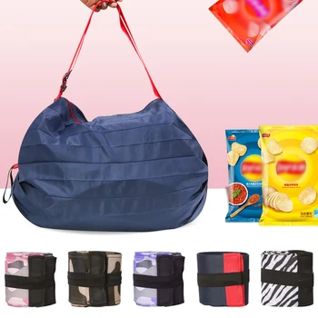 Складная сумка для покупок, портативная сумка для покупок в продуктовых магазинах большой емкости, холщовая сумка для супермаркета, водонепроницаемая сумка для хранения на открытом воздухе