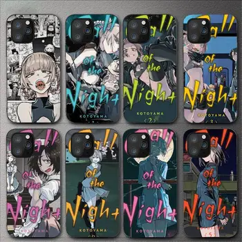 Чехол для телефона Call of the Night Yofukashi no Uta Для iPhone 11 12 Mini 13 14 Pro XS Max X 8 7 6s Plus 5 SE XR Shell