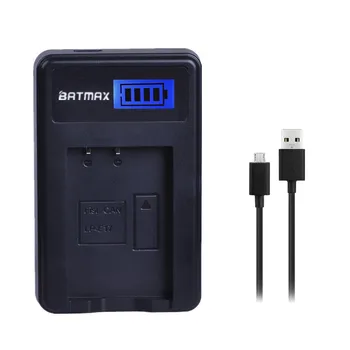 Batmax 1шт LP-E17 LPE17 LP E17 ЖК-Дисплей USB Зарядное Устройство для Камер Canon EOS T6i 750D T6s 760D 800D M3 M5 8000D Kissx8i