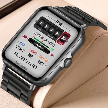 2023 смарт-часы Bluetooth вызов Воспроизведение музыки умные часы фитнес-часы цифровые спортивные водонепроницаемые часы для мужчин женщин IOS Android