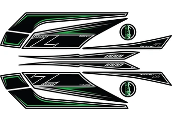 Номерной знак заднего обтекателя мотоцикла 3D Гелевые защитные наклейки отличительные знаки для KAWASAKI Z1000SX 2011-2016 z1000 sx