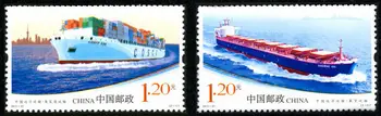 2 шт./компл. Новая марка Почты Китая 2011-21 China Ocean Shipping Stamps MNH