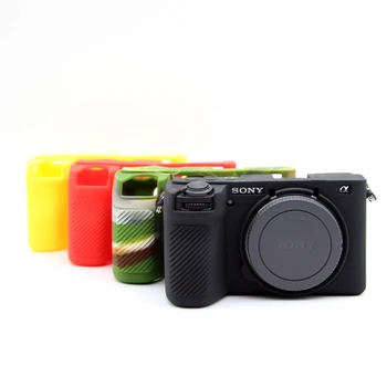 Резиновая Силиконовая Броня Skin Case Body Cover Protector для Sony Alpha 6700 ILCE-6700 A6700 Беззеркальная Камера Защитная Мягкая Сумка