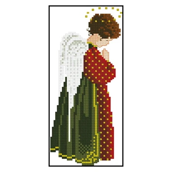 Amishop Бесплатная доставка Высококачественный популярный набор для вышивания крестиком Fairy Wish Hope Angel