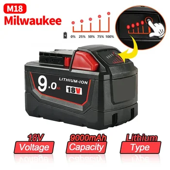 Замена Литиевой Батареи Milwaukee M18 XC 18V 9.0Ah 48-11-1860 48-11-1850 48-11-1840 48-11-1820 Аккумуляторных Батарей 48-11-1820
