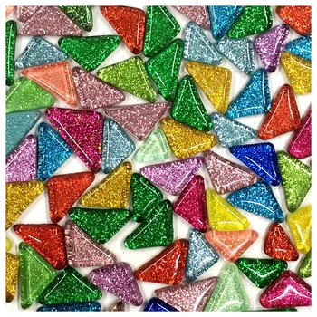 70шт Многоцветная Стеклянная Мозаичная Плитка С блестками Керамическая Мозаичная Плитка DIY Arts Crafts Материал для изготовления