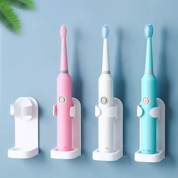 Бесследный держатель для зубных щеток, Настенные держатели для электрических зубных щеток, вешалка для зубных щеток для взрослых, Аксессуары для ванной комнаты