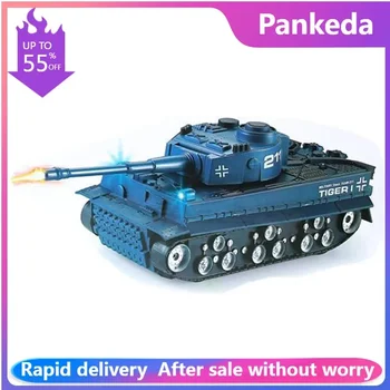 1:32 Радиоуправляемый танк Военная битва, игрушечный автомобиль с дистанционным управлением, тактическая модель, электронные игрушки для мальчиков, детская игрушка-танк