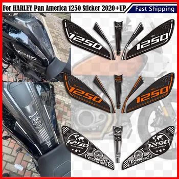 Комплект для мотоцикла 3D Наклейки Отличительные знаки Газовый Мазутный наколенник Защита наколенника для HARLEY Pan America 1250 2020 2021 2022
