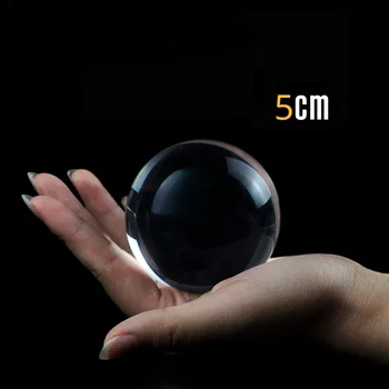 хрустальный Шар для Жонглирования 5 см, Акриловый Материал, 100% Прозрачность, Профессиональные Аксессуары для манипуляций