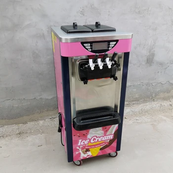 Коммерческая Машина для производства Мягкого Мороженого PBOBP С Сильным Охлаждением, Машина Для Производства Мороженого С Низким Уровнем Шума, Настольный Производитель Мороженого в виде Сладкого Рожка