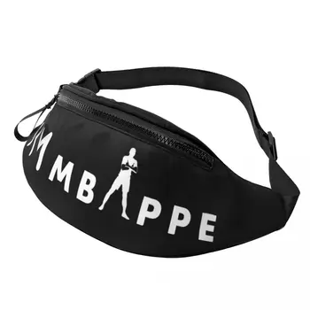 Поясная сумка KM Football Mbappes для мужчин и женщин, поясная сумка через плечо для бега, сумка для телефона, денег