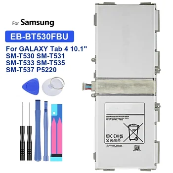 6800 мАч EB-BT530FBU EB-BT530FBC Аккумулятор для Планшета Samsung Galaxy Tab4 Tab 4 10,1 SM-T530 SM T533 T535 T531 T535 T537 Бесплатные Инструменты
