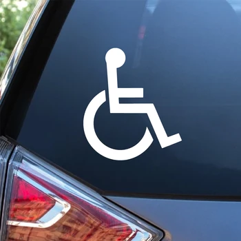 Наклейки с надписями для инвалидов для оформления окон автомобиля, наклейка на инвалидную коляску, автонаклейка