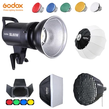 Godox SL60W LED Video Light SL-60W 5600K Дневной Белый Вариант с Непрерывным Освещением Крепление Bowens для Студийной Видеозаписи