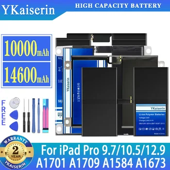 YKaiserin Аккумулятор для iPad Pro 9,7 10,5 12,9 дюймов для Ipad Pro9.7 Pro10.5 Pro12.9 A1673 A1674 A1675 A1701 A1584 A1710 Bateria