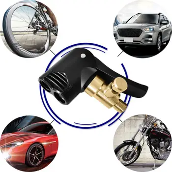 Клапан портативного надувного насоса, воздушный патрон для автомобильных шин, Разъем для накачивания насоса, переходник для автомобильных шин, французский/американский клапан для автомобильных шин