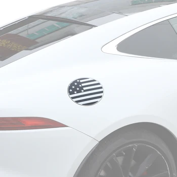 Для Jaguar F-TYPE 2013-2022 Пленка ПВХ Черная крышка топливного бака автомобиля наклейка Наклейки автомобильные аксессуары 1шт