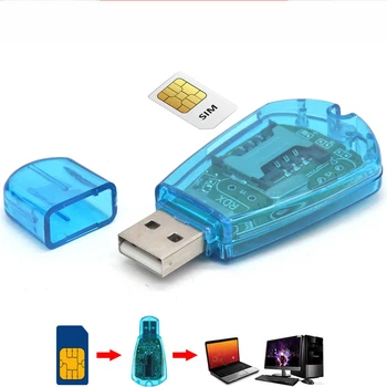 Устройство для чтения USB-SIM-карт, неограниченное количество устройств для чтения карт мобильных телефонов, Редакторы памяти, Мини-адаптер для портативных карт для компьютерных аксессуаров