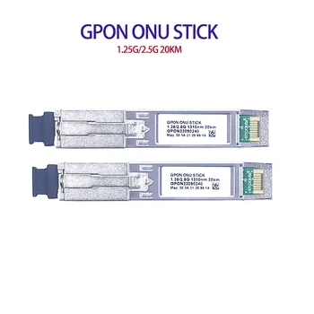 GPON SFP ONU Stick С разъемом MAC SC Модуль DDM pon 1.25G/2.5G 1310 нм/1490 нм