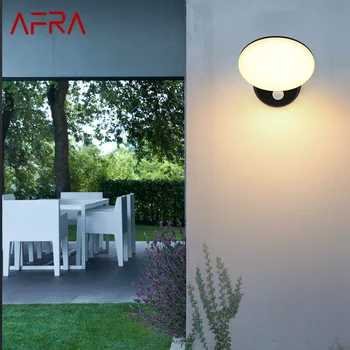 Современный Индукционный Настенный светильник AFRA Классического стиля IP65 Водонепроницаем для внутреннего и Наружного двойного назначения