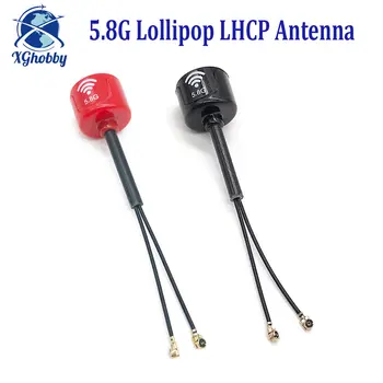 2ШТ 5.8 Г Lollipop LHCP Антенна с высоким коэффициентом усиления 3dBi Разъем IPEX1 для DJI O3 Air Unit FPV Система Гоночный Дрон