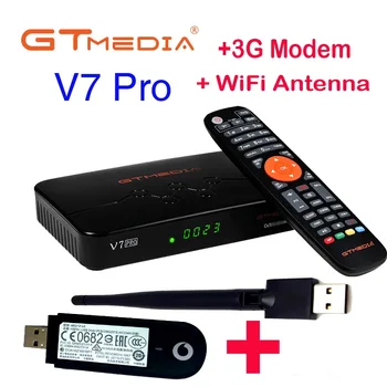 30шт GTMEDIA V7 Pro DVB-S2 H.265 DVB-T2 Спутниковый Ресивер Декодер Наземный HD tv box vs GTmedia V7 pro