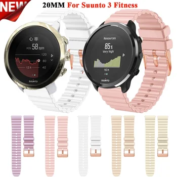20 мм Смарт-часы, силиконовые ремешки-браслеты для фитнес-часов Suunto 3, ремешок для фитнес-часов Polar Ignite/2/3/ Unite, ремешок для смарт-часов, браслет Correa