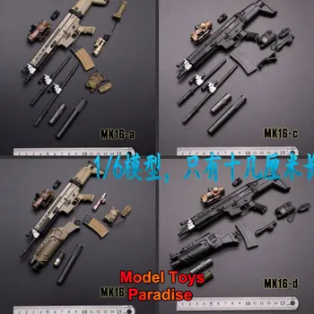mini times toys MK16 Игрушечная штурмовая винтовка в масштабе 1/6 для солдата-мужчины, Аксессуары для модели оружия FNSCAR, подходящие для 12-дюймовой фигурки