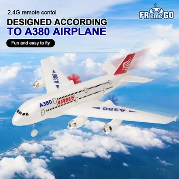 Радиоуправляемый самолет Airbus A380 Boeing 747 Радиоуправляемый самолет с дистанционным управлением 2,4 G Модель самолета с неподвижным крылом Радиоуправляемый самолет Игрушки для детей и мальчиков