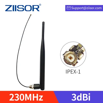 Антенна 230 МГц Встроенные антенны IPEX IPX для 230 МГц с кабелем 20 см 3dBi Черная Антенна