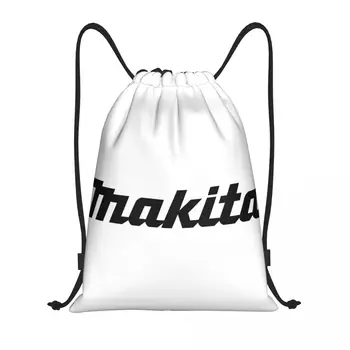 Изготовленная на заказ сумка Makitaes на шнурке Для мужчин и женщин, легкий рюкзак для хранения в спортивном зале