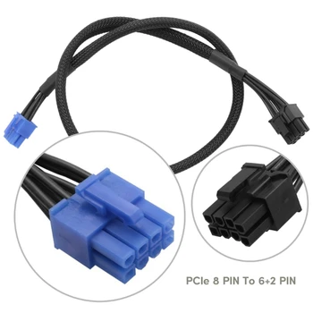 Модульный кабель PCIe от 8 контактов до 6 + 2 контактов Подходит для Corsair Type 3 серии AXi H7EC