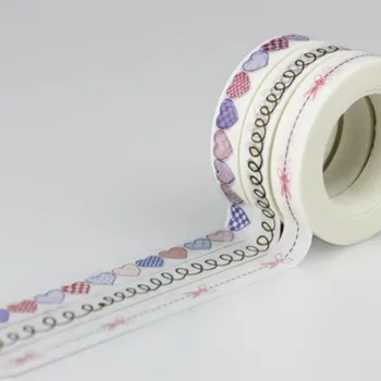 Японская лента Васи Винтажная декоративная клейкая лента Наклейка для дневника, альбома, Малярная бумажная лента