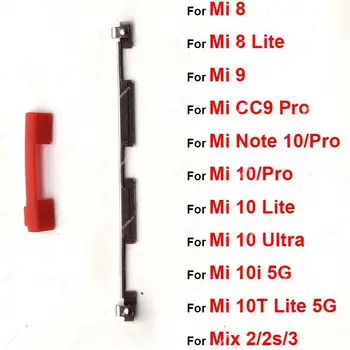 Кронштейн Кнопки Регулировки Громкости Питания Для Xiaomi Mi 8 9 10 10T Lite Mi 10i 10 Pro Ultra 5G Mi CC9Pro Note10 Pro Боковой Ключ Внешний Зажим