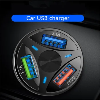 Автомобильное Зарядное Устройство USB Порты Быстрой Зарядки для Suzuki Jimny Kizashi Grand Vitara SX4 VITARA Работает Baleno Celerio Swift