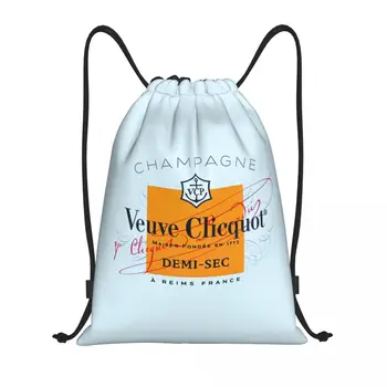Роскошный рюкзак Clicquot Champagne на шнурке, спортивная спортивная сумка для женщин, мужчин, Veuves, Тренировочный рюкзак
