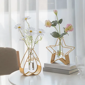 Могут быть настроены различные формы, креативная металлическая ваза в скандинавском стиле, украшение рабочего стола, украшение стола в гостиной, Артефакт