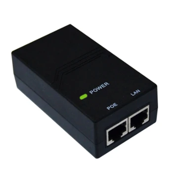 POE-адаптер 48 В 0.32A, Ethernet-инжектор, POE-переключатель для розетки Celling/ In-Wall AP/ Outdoor CPE US Plug Прочный