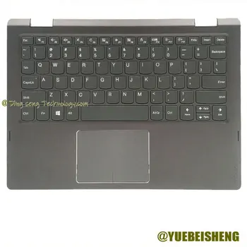 YUEBEISHENG Новый для Lenovo Yoga330-13 Yoga330-13IKB FLEX11 330-11IGM упор для рук клавиатура США верхняя крышка Подсветка тачпада