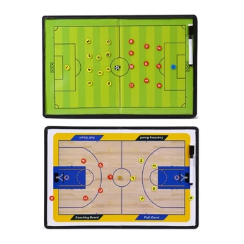 Складной планшет для футбольных тренировок, Магнитная доска для футбольных тренеров