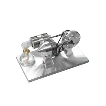 Игрушка-модель сбалансированного двигателя Стирлинга, способная запускать топливо, Мини-Металлическая игрушка В сборе, Экспериментальные учебные пособия по физике